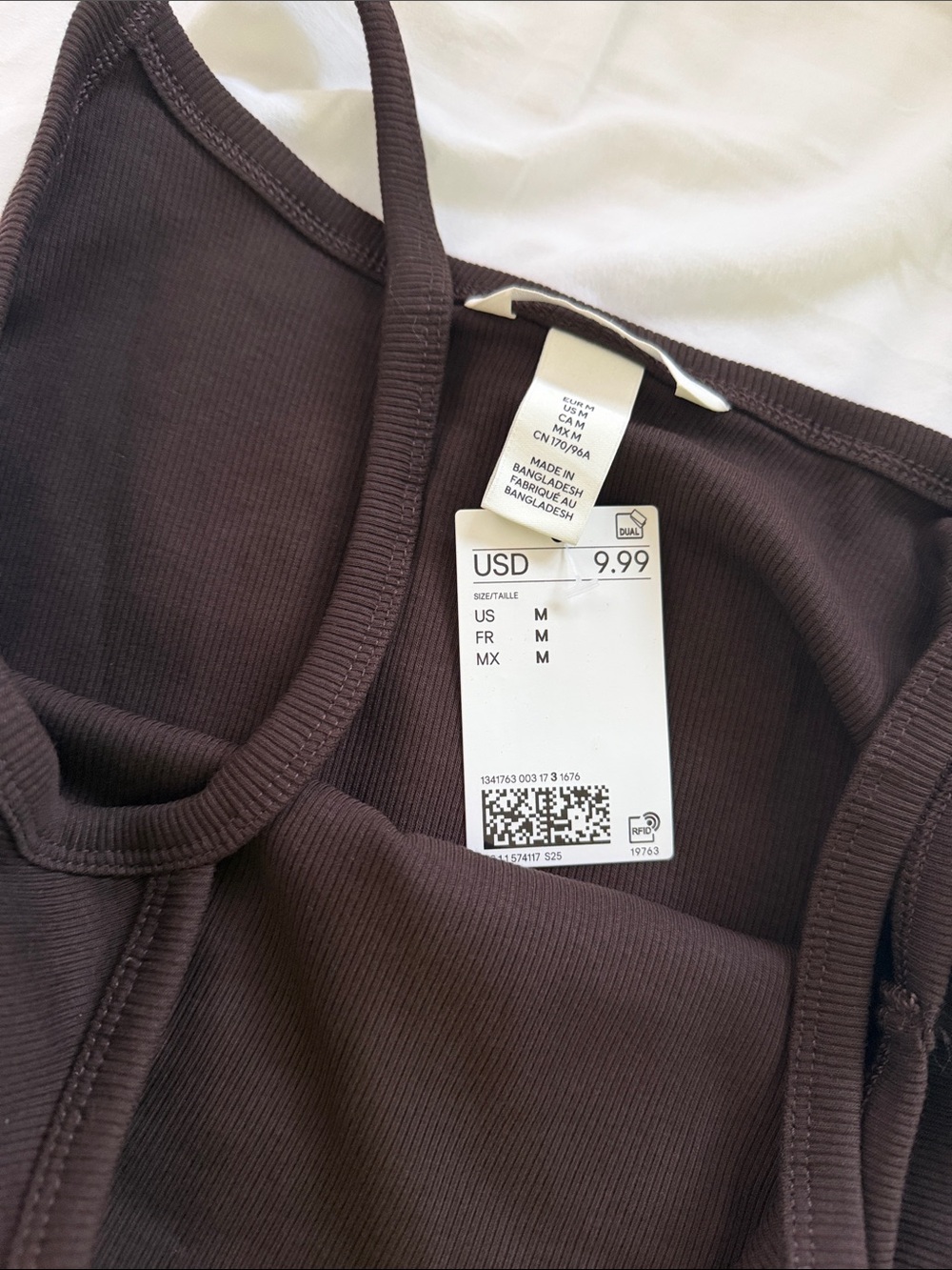 H&M Ribbed Brown Tank - Picture 2 of 2